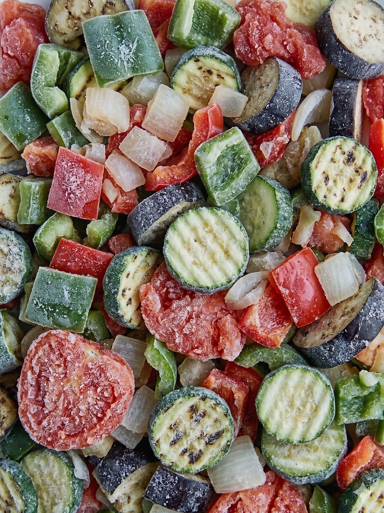Fabricante de pisto de verduras congelado